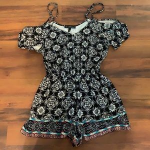 Printed Romper